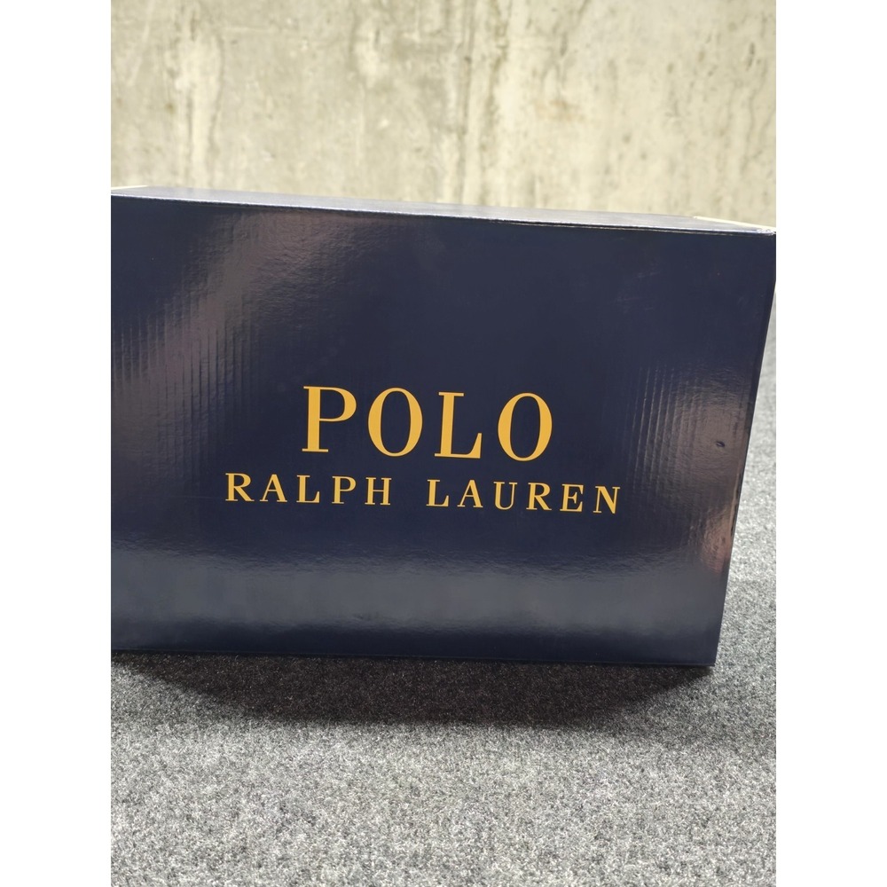 New Polo Ralph Lauren Solomon Downhill Ski Patch Canvas Sneakers‎ Mens 9.5 Red - Picture 12 of 12